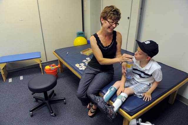 Family says stem cell therapy has helped blind boy with cerebral palsy.